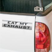 Essen Sie meinen Abgase Autoaufkleber (Auf Lkw)