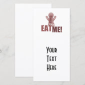 ESSEN SIE MICH! Gingerbread Man - Red (Vorne/Hinten)