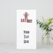 ESSEN SIE MICH! Gingerbread Man - Red (Stehend Vorderseite)