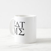Essen Sie mich Kaffeetasse (Vorderseite Links)