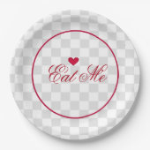 Essen Sie mich Pappteller (Vorderseite)