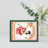 Essen Sie mich Postkarte (Stehend Vorderseite)