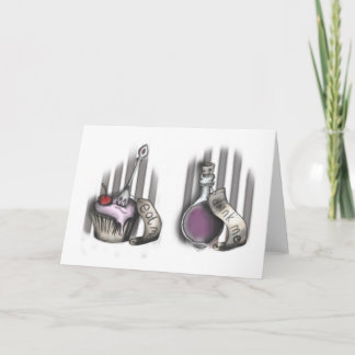 Essen Sie mich - trinken Sie mich Karte