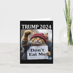 Essen Sie mir keine Katzen für Trump 2024 1 Karte