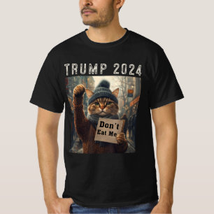 Essen Sie mir keine Katzen für Trump 2024 T-Shirt