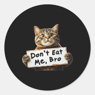 Essen Sie mir keine Katzen für Trump 2024 Trum Won Runder Aufkleber