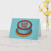 Essen Sie mir Kuchen Karte (Gelbe Blume)