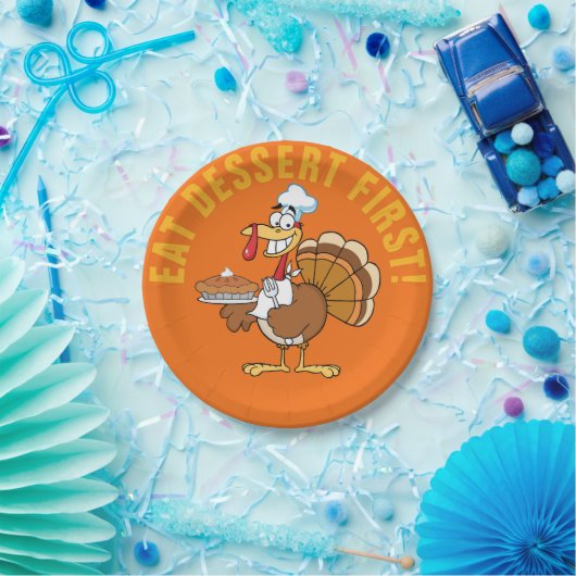Essen Sie Nachtisch ersten! Die Pappteller (Party)