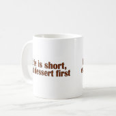 Essen Sie Nachtisch ersten Kaffeetasse (Vorderseite Links)