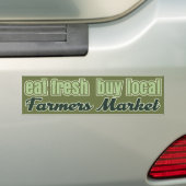Essen Sie neuen Bauers-Markt Autoaufkleber (Auf Auto)