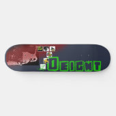 Essen Sie nicht Katze zur Hälfte Skateboard (Horizontal)