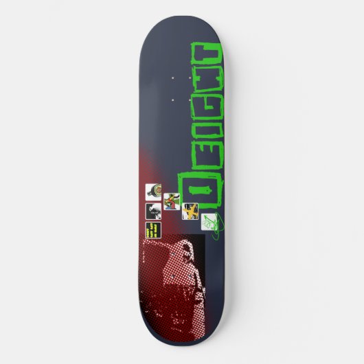Essen Sie nicht Katze zur Hälfte Skateboard (Vorderseite)
