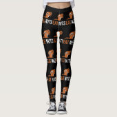 Essen Sie Nüsse - Eichhörnchen Leggings (Vorderseite)