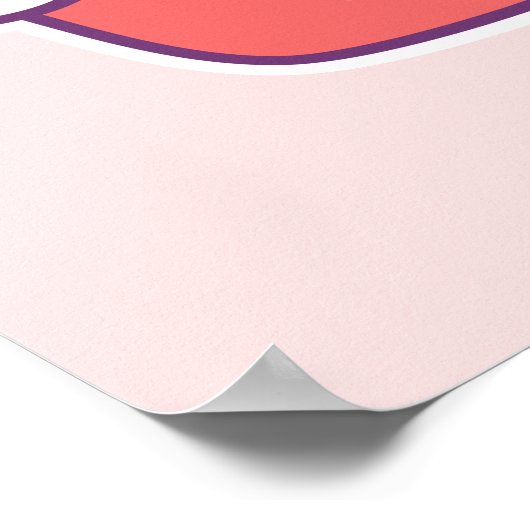 Essen Sie oft Cupcakes Poster (Ecke)