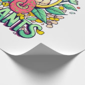 Essen Sie Pflanze Geschenkpapier (Ecke)