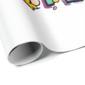Essen Sie Pflanze Geschenkpapier (Rolleneckpunkt)
