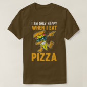 Essen Sie Pizza 545 T-Shirt (Design vorne)