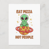 Essen Sie Pizza nicht Leute Begleitkarte (Vorderseite)