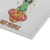 Essen Sie Pizza nicht Leute Schneidebrett (Ecke)