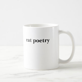 essen Sie Poesie Kaffeetasse