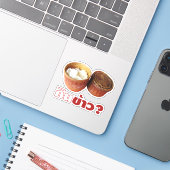 Essen Sie Reis? [Gin Khao?] ... Thai Lao Isan Food Aufkleber (Laptop mit iPhone)