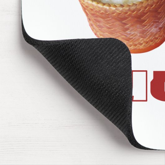 Essen Sie Reis? [Gin Khao?] ... Thai Lao Isan Food Mousepad (Ecke)