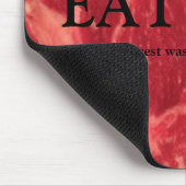 ESSEN Sie RINDFLEISCH, der Westen wurde gewonnen Mousepad (Ecke)