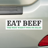 ESSEN SIE RINDFLEISCH. DER WESTLICHE WAR NICHT AUF AUTOAUFKLEBER (Auf Auto)