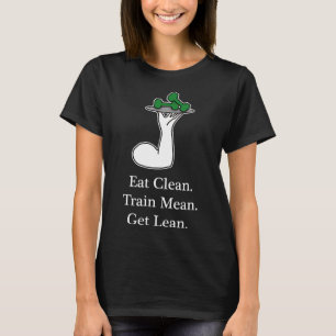 Essen Sie sauberen Zug Gemein Lean Proud Vegan Ath T-Shirt