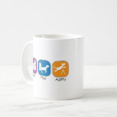 Essen Sie Schlaf-Agility-Pipi Kaffeetasse (Vorderseite Links)