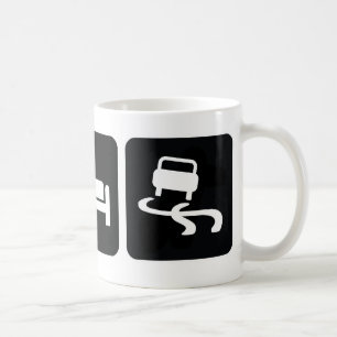Essen Sie Schlaf-Antrieb Kaffeetasse