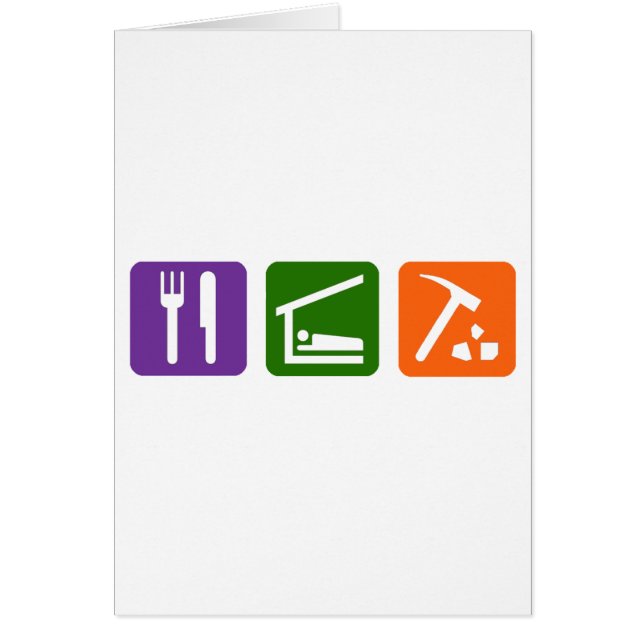 Essen Sie Schlaf-Archäologie (Vorne)