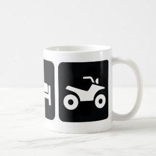 Essen Sie Schlaf ATV Kaffeetasse