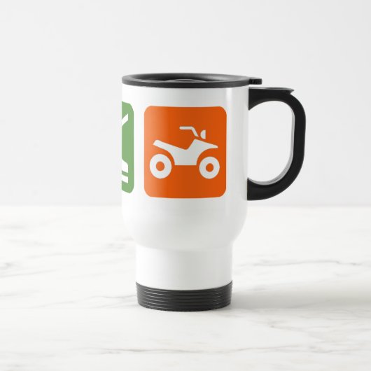Essen Sie Schlaf ATV Reisebecher (Rechts)