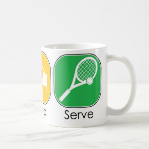 Essen Sie Schlaf-Aufschlag Kaffeetasse