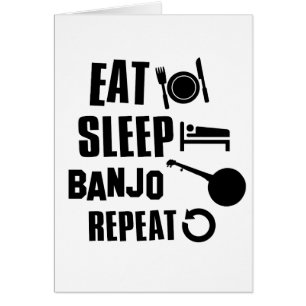 Essen Sie Schlaf-Banjo