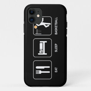 Essen Sie Schlaf-Basketball iPhone 11 Hülle