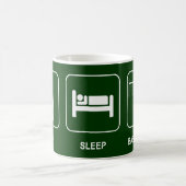 Essen Sie Schlaf-Basketball-Tasse Kaffeetasse (Mittel)