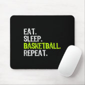 Essen Sie Schlaf Basketball Wiederholen Spielerspa Mousepad (Mit Mouse)