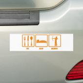 Essen Sie Schlaf-Bogenschießen Autoaufkleber (Auf Auto)