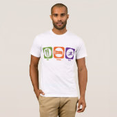 Essen Sie Schlaf-Brandung T-Shirt (Vorne ganz)