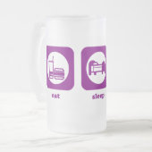 Essen Sie. Schlaf. Brandung. Tasse (Vorderseite Links)
