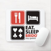 Essen Sie Schlaf-Brücke Mousepad (Mit Mouse)