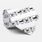 Essen Sie Schlaf-Buchhaltung Krawatte (Gerollt)