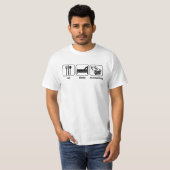 Essen Sie Schlaf-Buchhaltung T-Shirt (Vorne ganz)