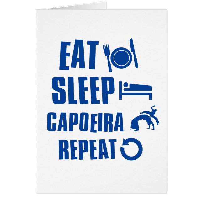 Essen Sie Schlaf Capoeira (Vorne)