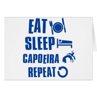 Essen Sie Schlaf Capoeira