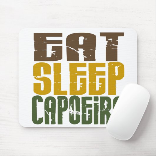 Essen Sie Schlaf Capoeira 1 Mousepad (Mit Mouse)