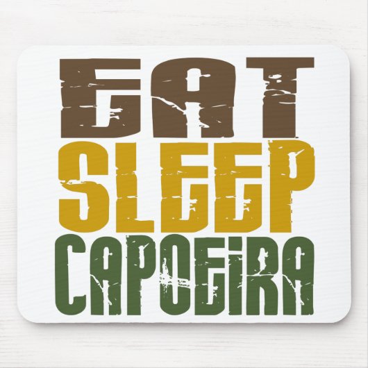 Essen Sie Schlaf Capoeira 1 Mousepad (Vorne)
