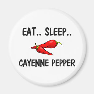 Essen Sie Schlaf CAYENNE-PFEFFER Magnet